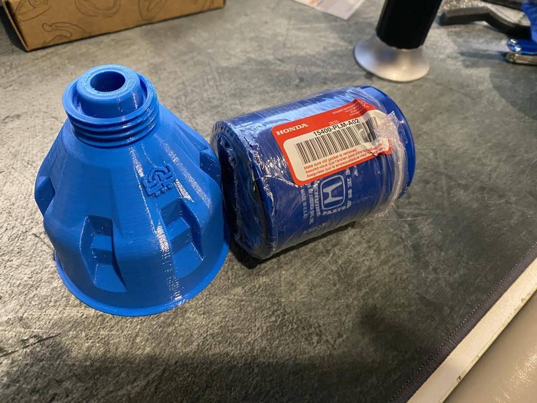 Oil Filter Wrench Removal Tool for Honda / Funnel No Mess