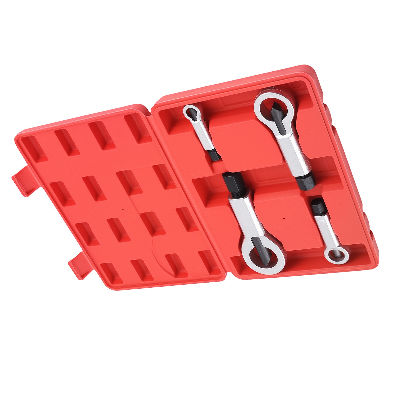 4PCS Nut Splitter Heavy Duty Nut Splitter Tool Kit Manual Nut Extractor 9-27mm